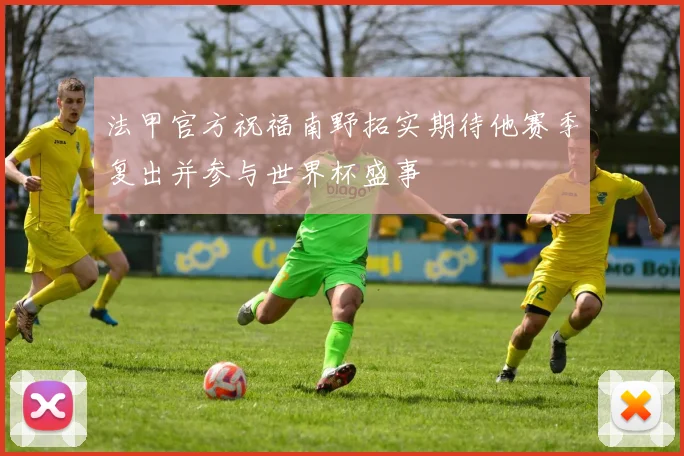 法甲官方祝福南野拓实期待他赛季复出并参与世界杯盛事